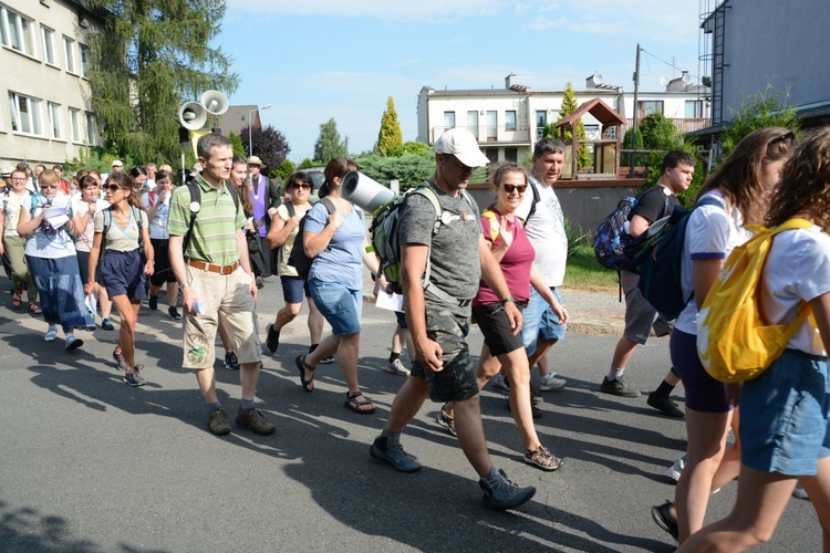 Start jedynek niebieskiej i żółtej