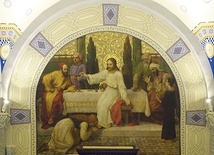 Polichromia w tzw. dolnym kościele św. Jacka na Rozbarku – nawrócona grzesznica.