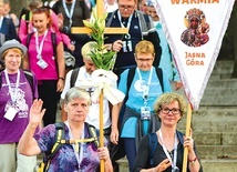 ◄	 W XXXVIII Warmińskiej Pielgrzymce Pieszej na Jasną Górę wzięło udział ponad 100 osób. 