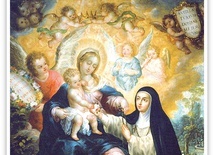 Nicolás Correa Mistyczne zaślubiny św. Róży z Limy olej na płótnie, 1691Narodowe Muzeum Sztuki, Meksyk