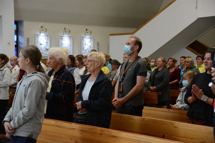 Pielgrzymkowa Eucharystia w Ciasnej