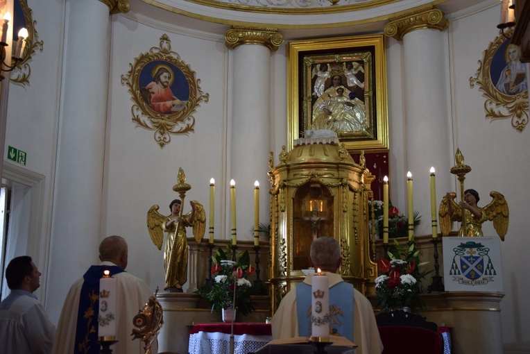 Pielgrzymi z Żychlina i Msza św. z wprowadzeniem relikwii papieża