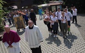 Powitanie symboli ŚDM na Śnieżnicy