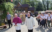 Powitanie symboli ŚDM na Śnieżnicy