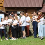 Powitanie symboli ŚDM na Śnieżnicy