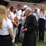 Powitanie symboli ŚDM na Śnieżnicy