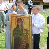 Powitanie symboli ŚDM na Śnieżnicy