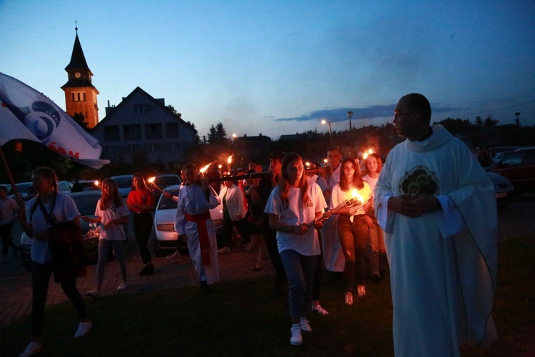 Znaki ŚDM w Zabawie