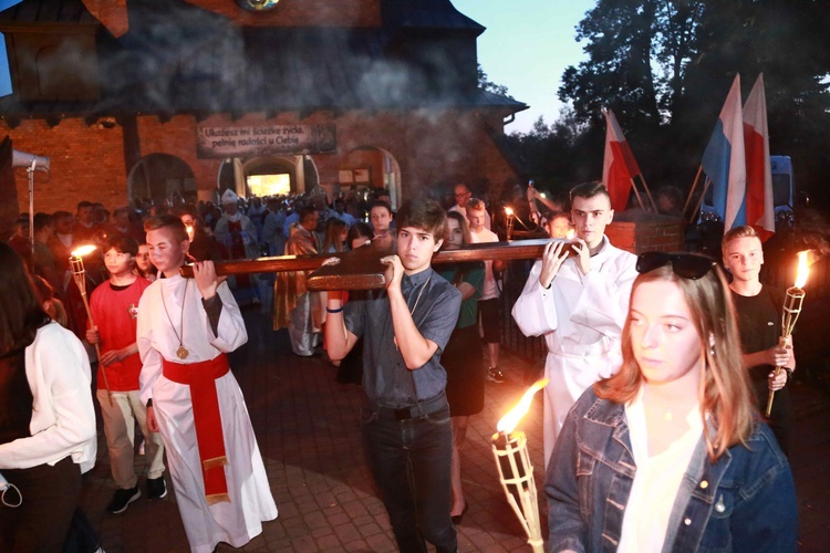 Znaki ŚDM w Zabawie