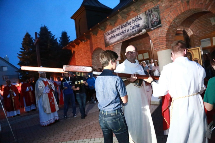 Znaki ŚDM w Zabawie