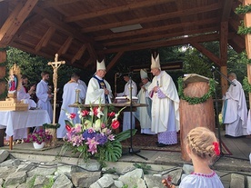 ▲	Międzynarodowa  Msza św. koncelebrowana była tutaj już po raz dwunasty.