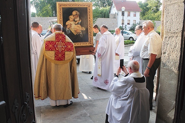 Przywitanie w Lwówku Śląskim.