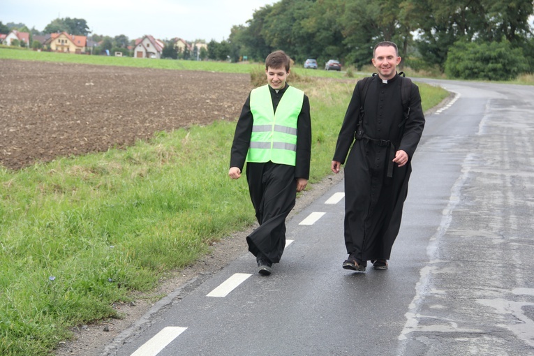 Pielgrzymka kleryków na Jasną Górę - dzień 1