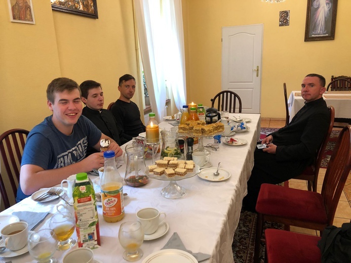 Pielgrzymka kleryków na Jasną Górę - dzień 2