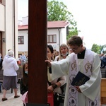 Symbole ŚDM w skarżyskiej Ostrej Bramie