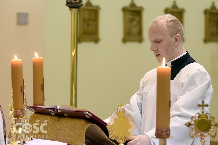 Paweł Nowatyński będzie odbywał swoje praktyki w parafii pw. św. Andrzeja Boboli w Świdnicy.