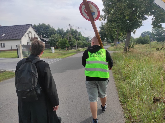 Pielgrzymka kleryków na Jasną Górę - dzień 4