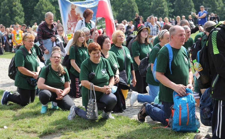 Powitanie 410. Pielgrzymki Żywieckiej na Jasnej Górze - 2021