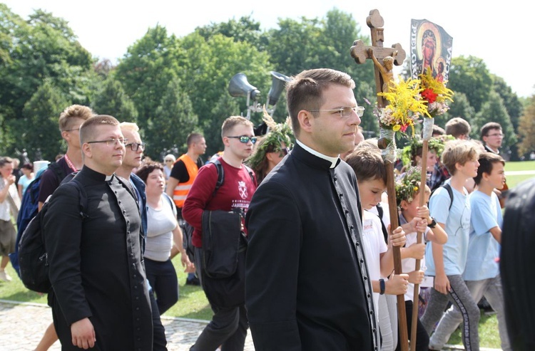 Powitanie 410. Pielgrzymki Żywieckiej na Jasnej Górze - 2021