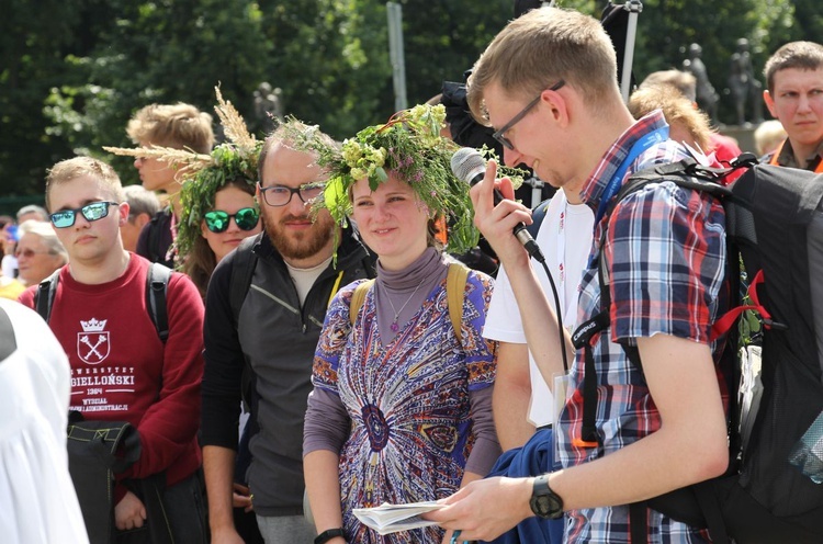 Powitanie 410. Pielgrzymki Żywieckiej na Jasnej Górze - 2021