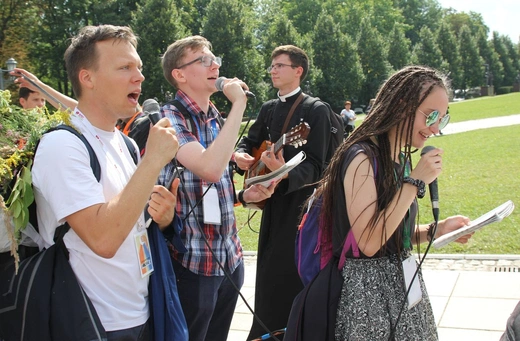 Powitanie 410. Pielgrzymki Żywieckiej na Jasnej Górze - 2021