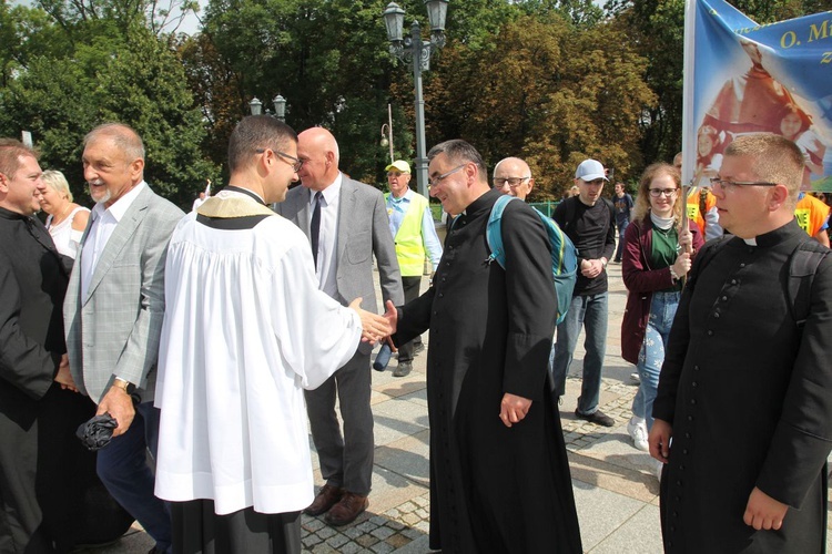 Powitanie 410. Pielgrzymki Żywieckiej na Jasnej Górze - 2021