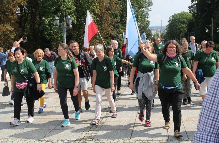 Powitanie 410. Pielgrzymki Żywieckiej na Jasnej Górze - 2021