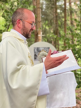 ▲	Podczas uroczystości Bożego Ciała.