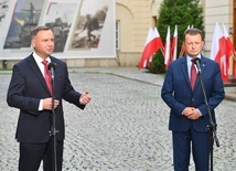 Prezydent: Atakowanie tych, którzy pełnią dzisiaj służbę na granicy polsko-białoruskiej to działania antypolskie