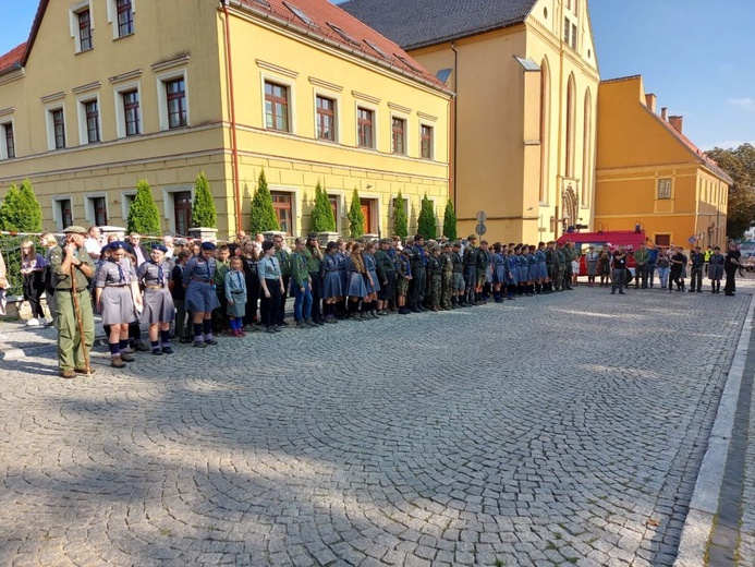 Odsłonięcie pomnika i wręczenie tytułu "Młody Aktywny Strzegomianin"