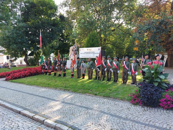 Odsłonięcie pomnika i wręczenie tytułu "Młody Aktywny Strzegomianin"