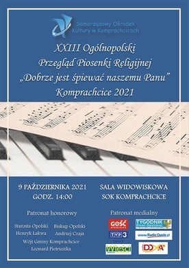 Zbliża się Ogólnopolski Przegląd Piosenki Religijnej w Komprachcicach