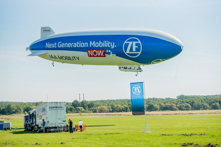 Przelot zeppelina nad Śląskiem