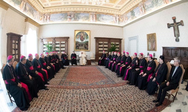 Papież spotkał się z francuskimi biskupami, którzy przybyli z wizytą ad limina