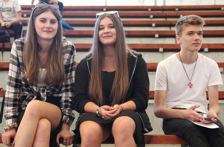 Młodzi w amfiteatrze pod Grojcem w Żywcu - 2021