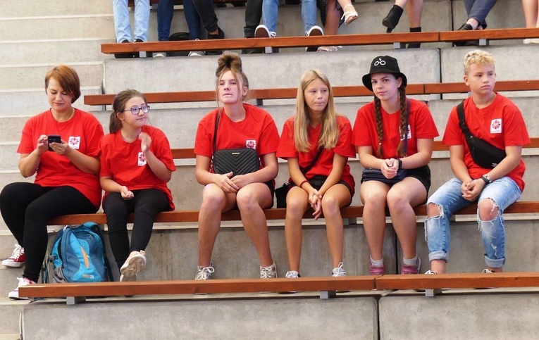 Młodzi w amfiteatrze pod Grojcem w Żywcu - 2021