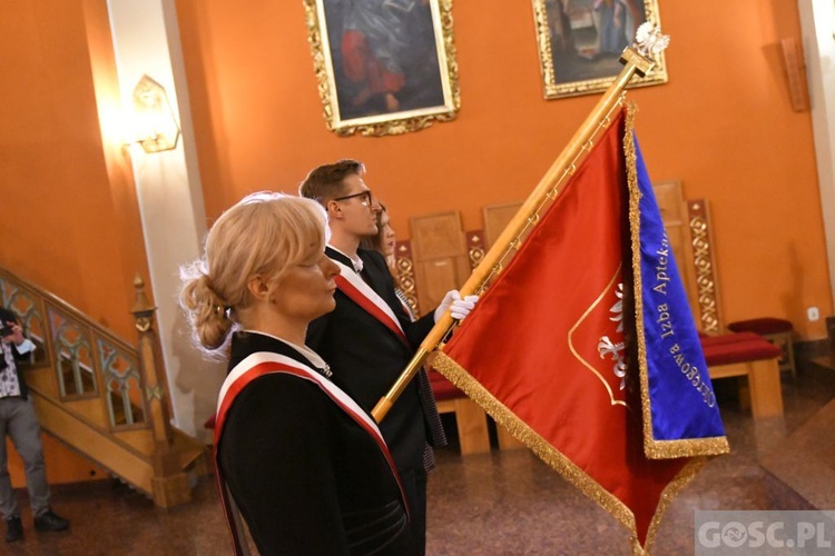 Poświęcenie sztandaru Lubuskiej Okręgowej Izby Aptekarskiej z Zielonej Góry