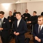 Lubniewice. Bp Lityński spotkał się z kandydatami do seminarium 