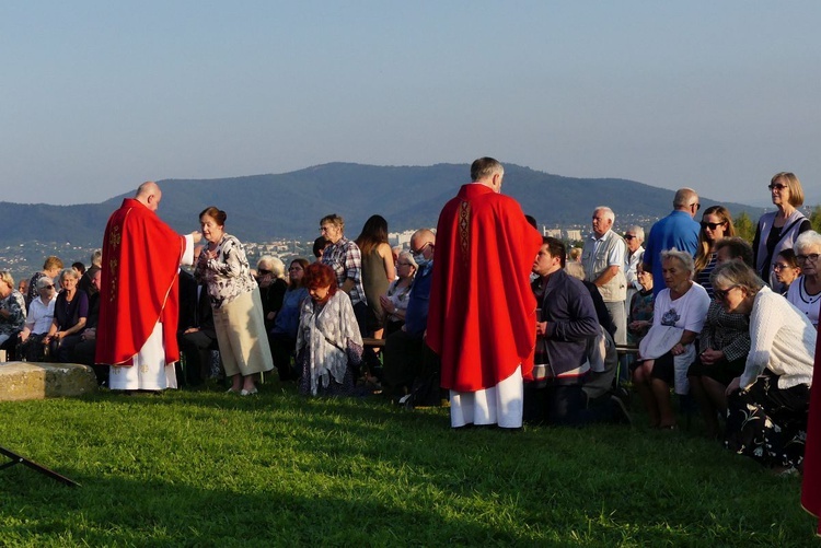 20. Msza św. za Bielsko-Białą pod Krzyżem na Trzech Lipkach - 2021