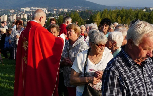 20. Msza św. za Bielsko-Białą pod Krzyżem na Trzech Lipkach - 2021
