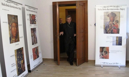 Otwarcie salki muzealnej prezentującej dzieje wizerunku Matki Bożej Kazimierzowskiej i sanktuarium w Rajczy.