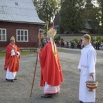 Ochotnica Dolna. Poświęcenie placu pod budowę nowego kościoła