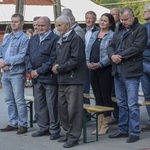 Ochotnica Dolna. Poświęcenie placu pod budowę nowego kościoła