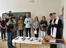 Poświęcenie nowych sal lekcyjnych w zielonogórskim Katoliku
