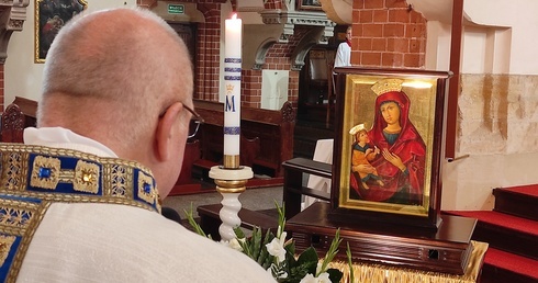 Matka w legnickiej katedrze