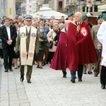 Procesja z relikwiami św. Stanisława i św. Doroty przez Wrocław