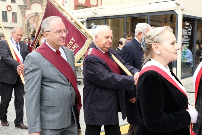 Procesja z relikwiami św. Stanisława i św. Doroty przez Wrocław