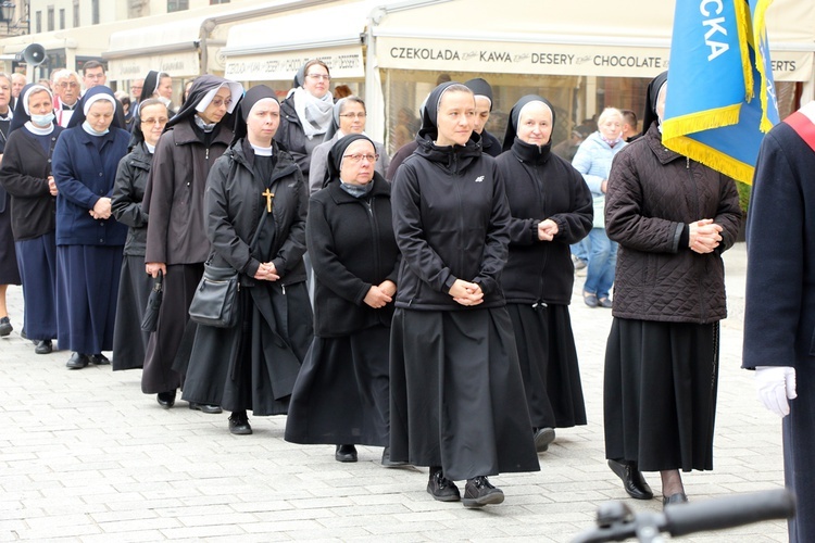 Procesja z relikwiami św. Stanisława i św. Doroty przez Wrocław