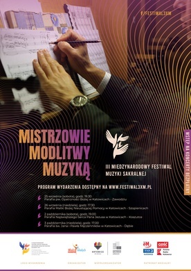 Festiwal muzyki sakralnej "Mistrzowie Modlitwy Muzyką", Katowice 25 września-3 października