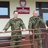 Kapitan SG Waldemar Bochnak i porucznik SG Janusz Tomaszewski